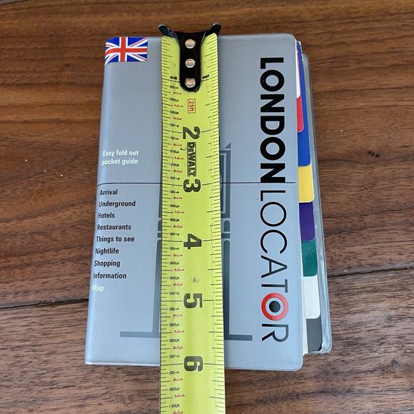 London Locator Fold Out Pocket Guide 1995 Shot Tower Books Discontinued - Picture 10 of 12